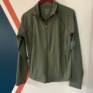 Tek Gear Dark Green Ultrastretch Running Athletic Jacket